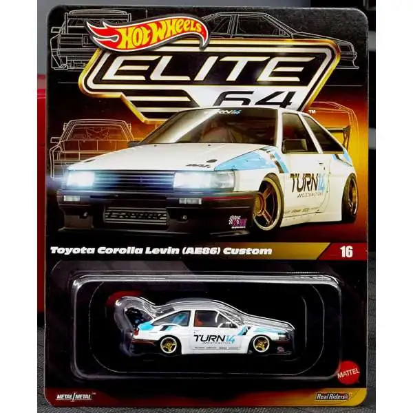 Hot Wheels Elite 64 Toyota Corolla Levin AE86 Custom 164 Die Cast