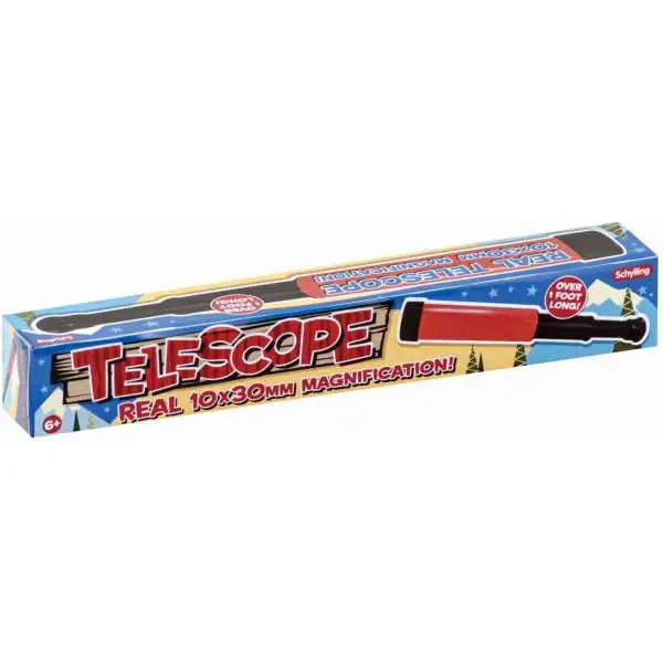 Schylling Real Telescope [10x30 Magnification!, Damaged Package]
