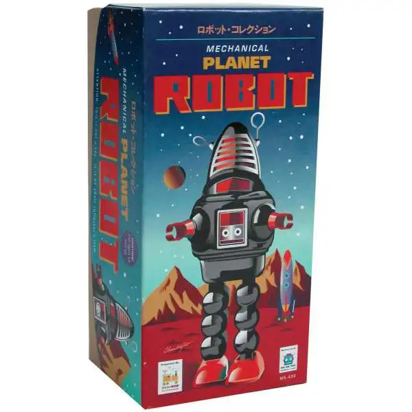 Mechanical Planet Robot Tin Toy [RANDOM Color, Damaged Package]