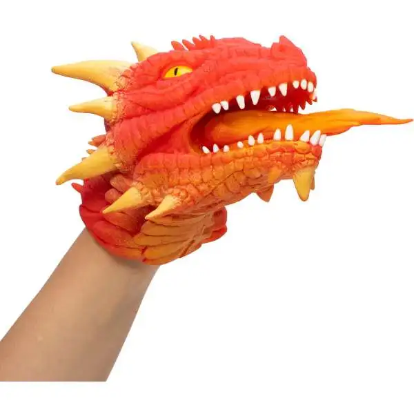 Ferocious Fire Breathing Dragon Hand Puppet [RANDOM COLOR]
