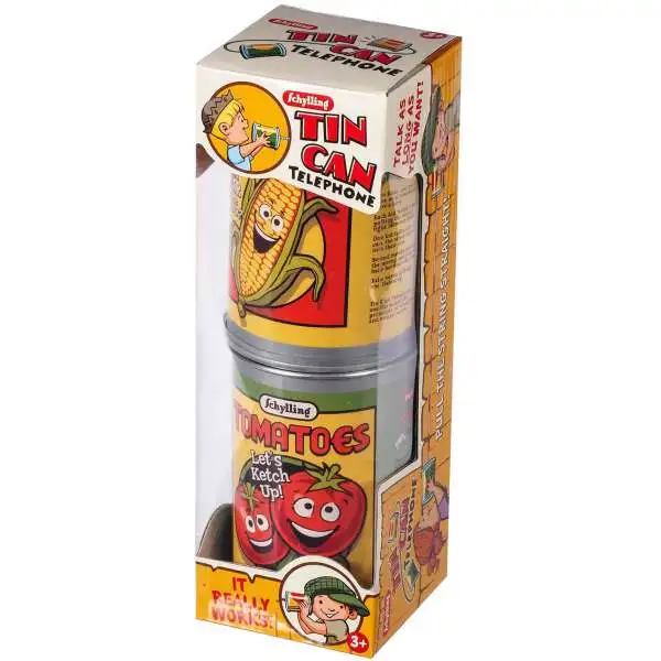 Schylling Tin Can Telephone [Damaged Package]