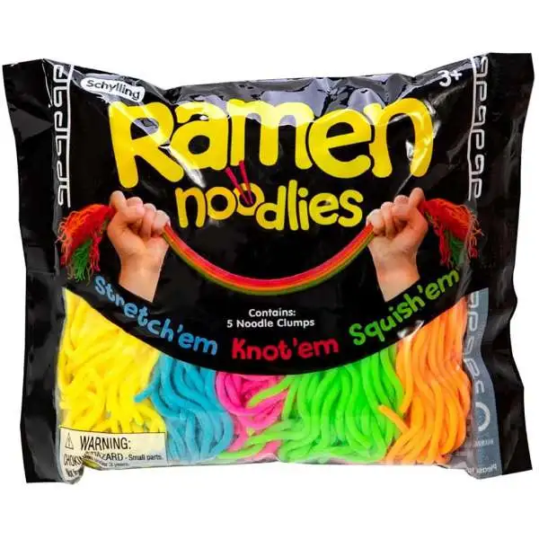 NeeDoh The Groovy Glob Ramen Noodles Stretchy Stress Strings