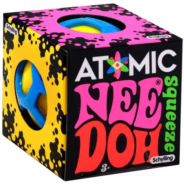 NeeDoh Atomic RANDOM Color 2.5-Inch Small Stress Ball