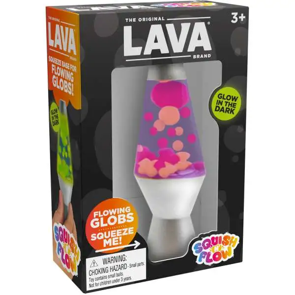 The Original LAVA Brand Squish N' Flow LAVA Lamp Squeeze Toy [Glow-in-the-Dark]