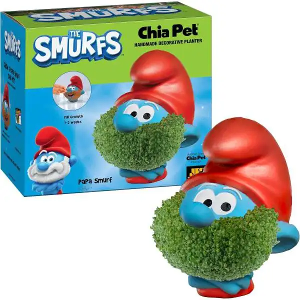NECA The Smurfs Papa Smurf Chia Pet