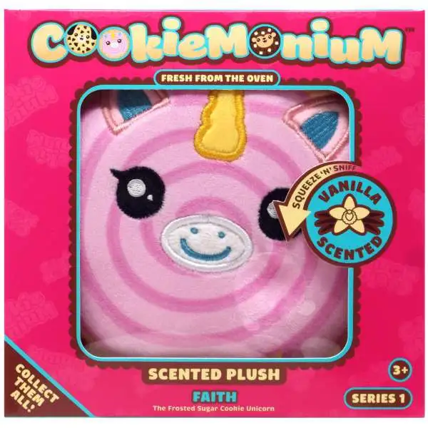 Cookiemonium Faith 6-Inch Scented Cookie Plush