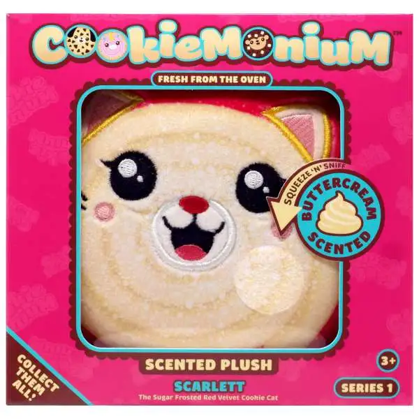 Cookiemonium Scarlett 6-Inch Scented Cookie Plush