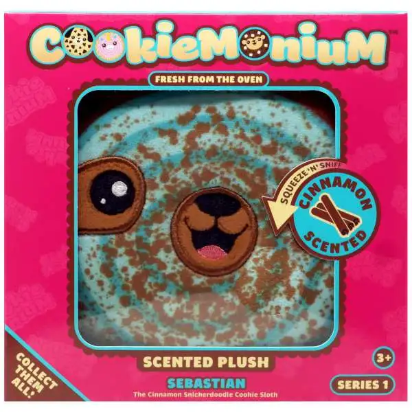 Cookiemonium Sebastian 6-Inch Scented Cookie Plush