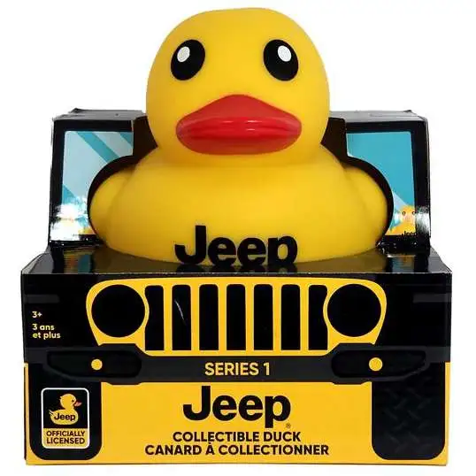 Jeep YELLOW 7-Inch Collectible Duck [Boxed]