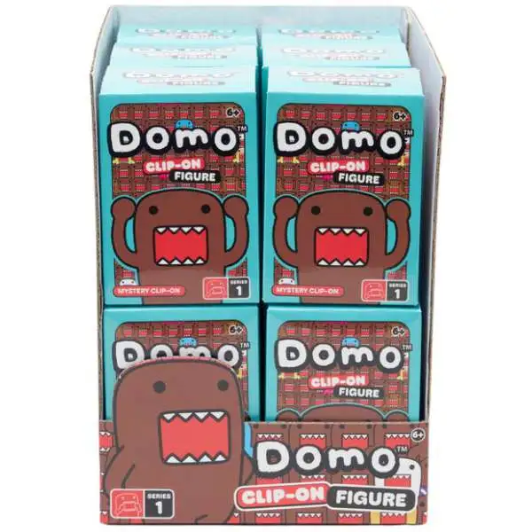 Clip On Domo 3-Inch Mystery Box [12 Packs]