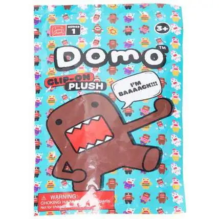 Plush Clip On Domo 4-Inch Mystery Pack [1 RANDOM Figure]