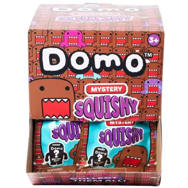 Squishy Domo 3-Inch Mystery Box [12 Packs]