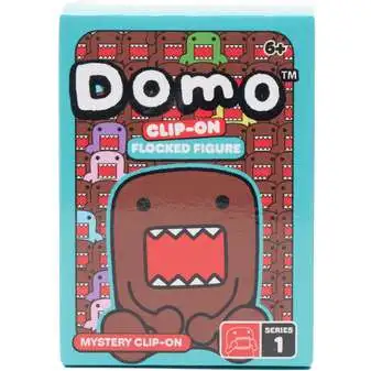 Flocked Clip On Domo 3-Inch Mystery Pack [1 RANDOM Figure]