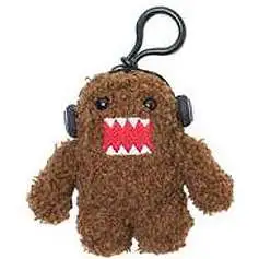Domo with Headphones 4-Inch Plush Clip On