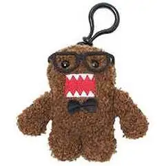 Nerd Domo with Glasses & Bowtie 4-Inch Plush Clip On