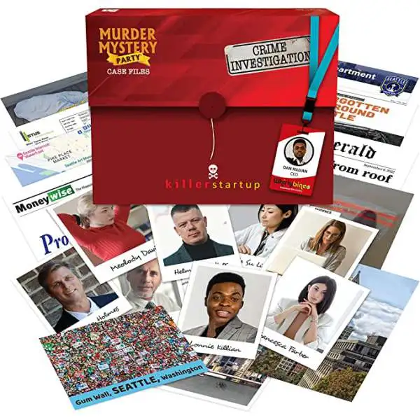 Crime Investigation Detective Stories Killer Startup Murder Mystery Party Game
