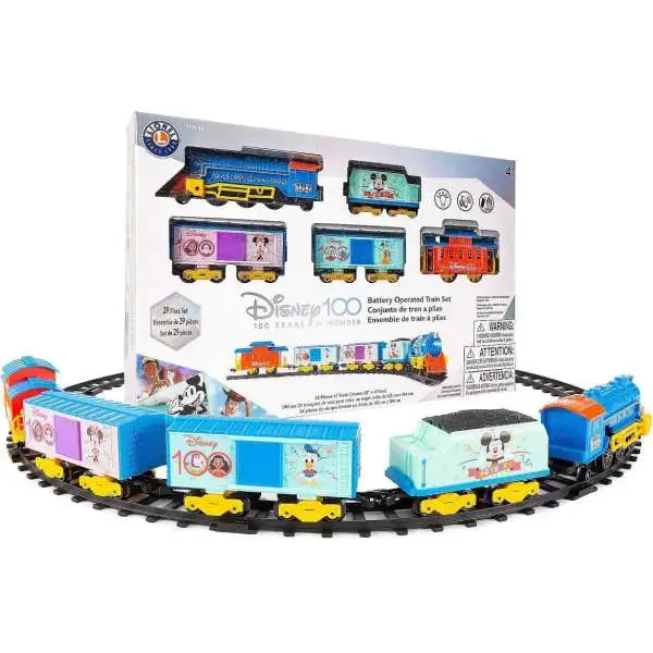 Disney 100 Cute Celebration Battery Operated Mini Train Set