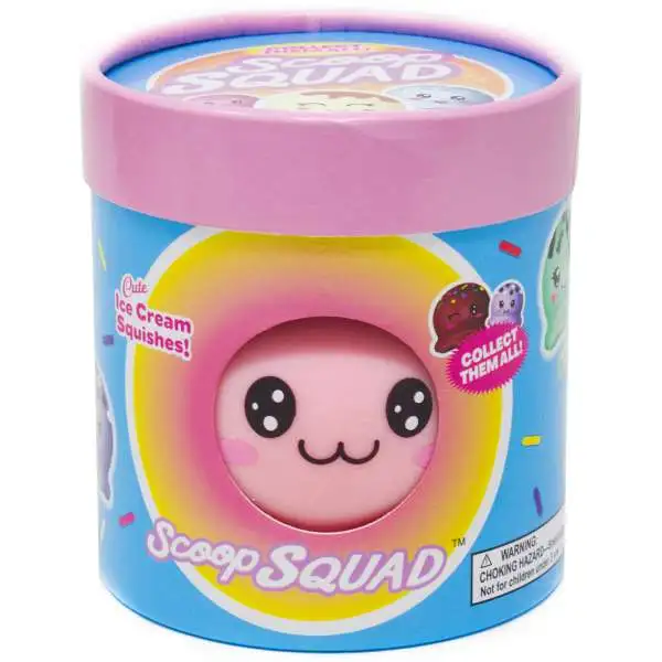 Scoop Squad Ice Cream Squishies Sassy Strawberry Squeeze Toy