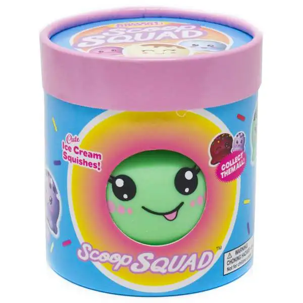 Scoop Squad Ice Cream Squishies Mighty Mint Squeeze Toy