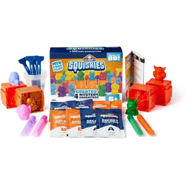Elmer's Squishies [Creates 4 Mysery Characters]