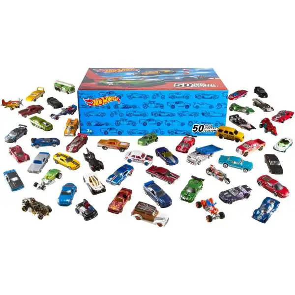 Hot Wheels Exclusive Diecast Car 50-Pack Bundle Set