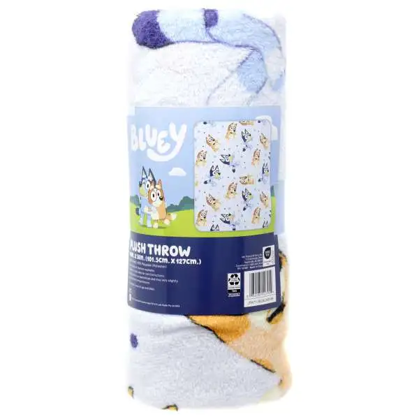 Bluey & Bingo Fleece Throw Blanket