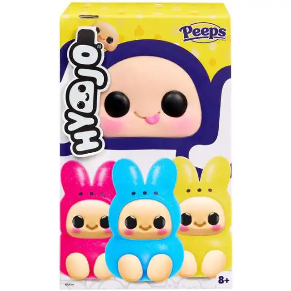 Hyojo Peeps 7 Mystery Squishy Plush Pack 1 RANDOM Flavor Color MGA