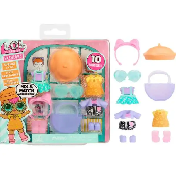 LOL Surprise Fashions Spring Style Mini Doll Mix Match Accessories