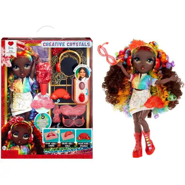 Rainbow High Creative Crystals Iris Bow Doll