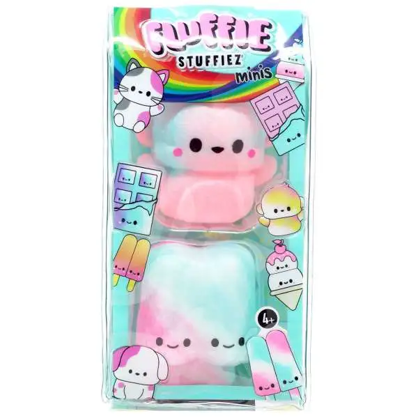 Fluffie Stuffiez Minis Monkey Popsicle Figure 2-Pack Soft