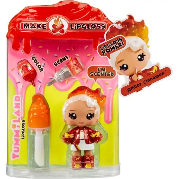 Yummiland Make Lipgloss Amber Cinnamon Doll [Scented!]