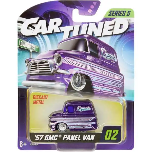 CarTuned Lowriders Series 5 '57 GMC Panel Van Diecast Car #02