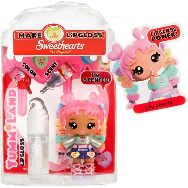 Yummiland Make Lipgloss Sweethearts The Original LILY Hearts Doll [Scented!]