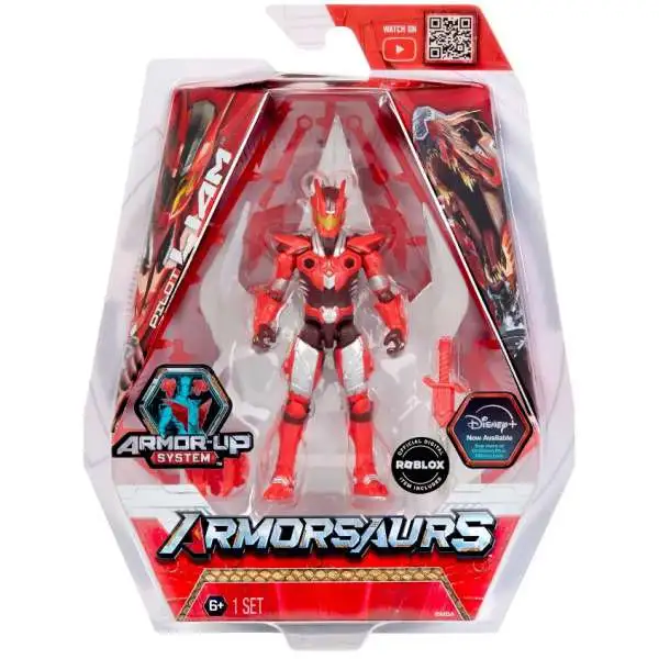 Disney Armorsaurs Armor-Up System Liam Roberts Action Figure [R-Rex Pilot, Digital Roblox Item Included!]
