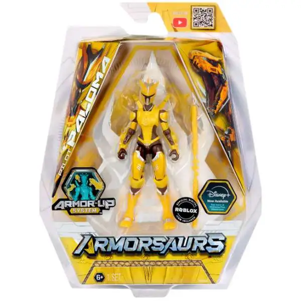 Disney Armorsaurs Armor-Up System Paloma Silva Action Figure [Raptor Pilot, Digital Roblox Item Included!]