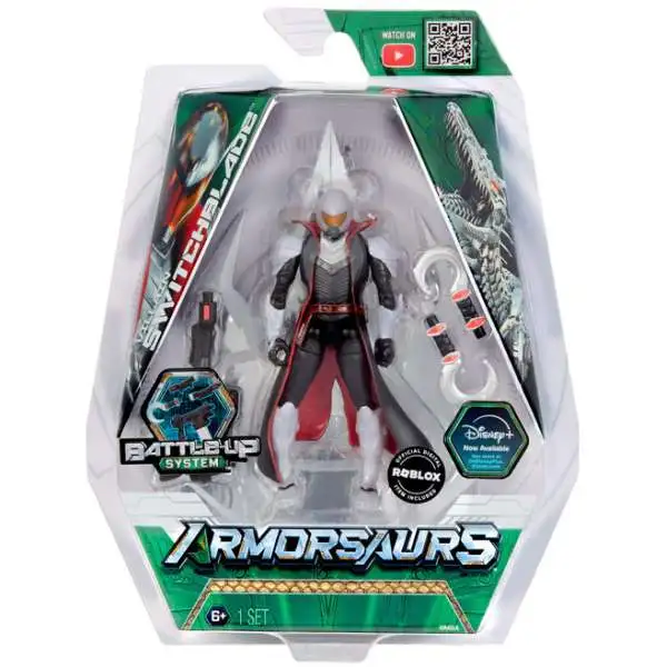 Disney Armorsaurs Armor-Up System Switchblade Action Figure [Villain, Digital Roblox Item Included!]