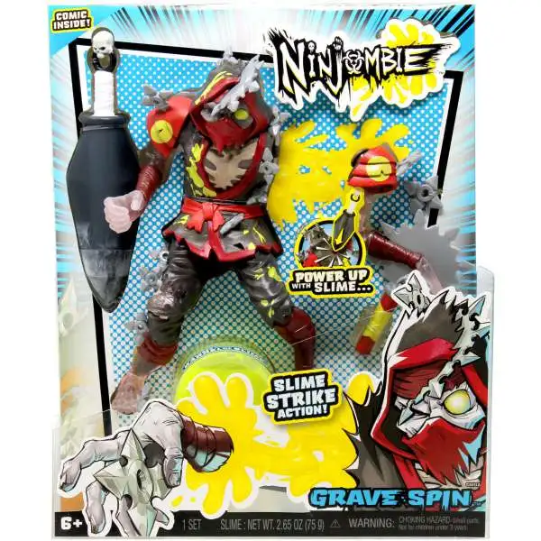 Ninjombie Grave Spin Action Figure [Slime Strike Action!]