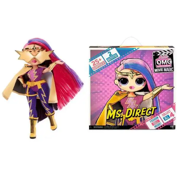  L.O.L. Surprise! OMG Movie Magic Spirit Queen Fashion Doll with  25 Surprises Including 2 Outfits, 3D Glasses, Accessories and Reusable  Playset– Gift for Kids, Toys for Girls Boys Ages 4 5