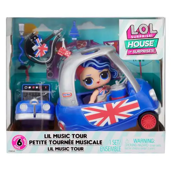 LOL Surprise House of Surprises Series 6 Lil Music Tour with Cheeky Babe Playset