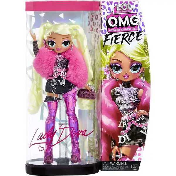 LOL Surprise OMG Fierce Lady Diva Fashion Doll [Damaged Package]