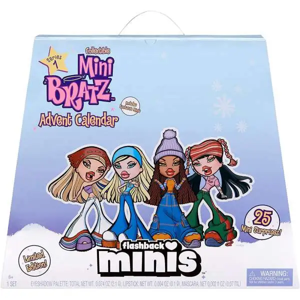 Bratz Miniverse Flashback Minis Advent Calendar [25 Surprises, Limited Edition]