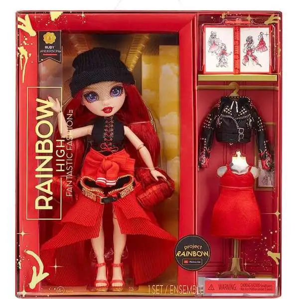 Rainbow High Fantastic Fashion Ruby Anderson Fashion Doll