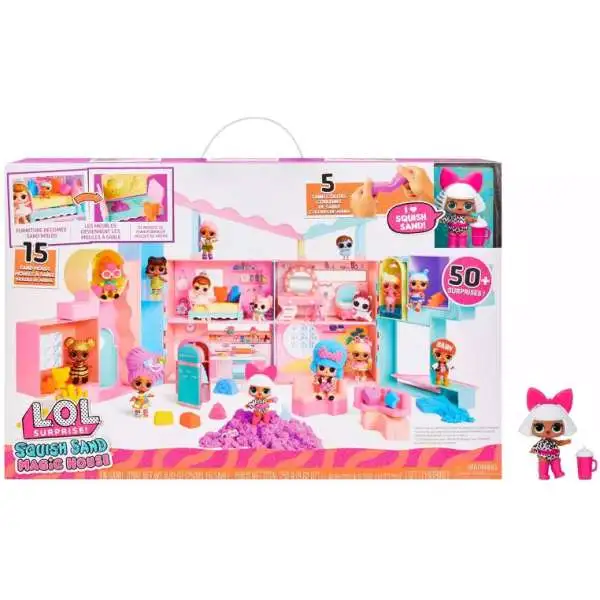 LOL Surprise Squish Sand Magic House Playset