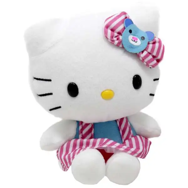 Sanrio Hello Kitty 5-Inch Plush [Pink Stripe Dress]