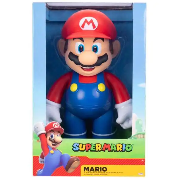 Super Mario Mario 20 Jumbo Deluxe Action Figure Jakks Pacific - ToyWiz