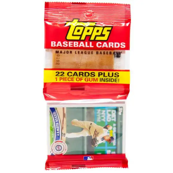 MLB 2010 Baseball Trading Card RETAIL HANGER Pack