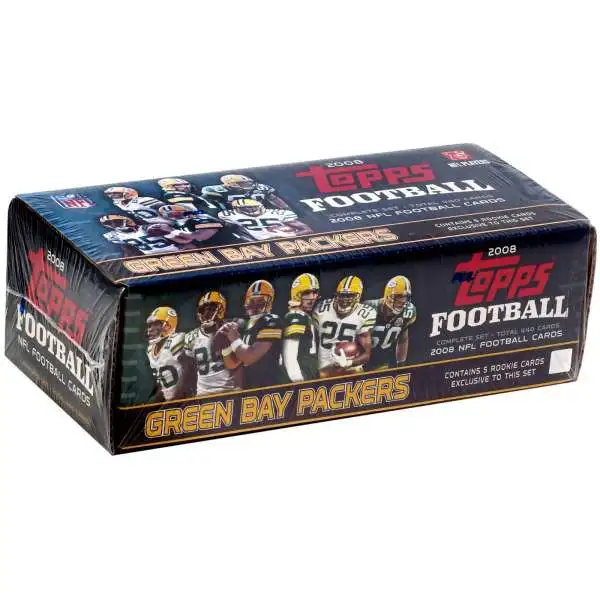 NFL 2008 Topps Football Cards Green Bay Packers Complete Set