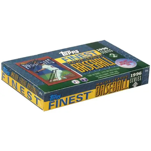 MLB Topps 1996 Series 2 Finest Baseball Trading Card HOBBY Box [24 Packs]