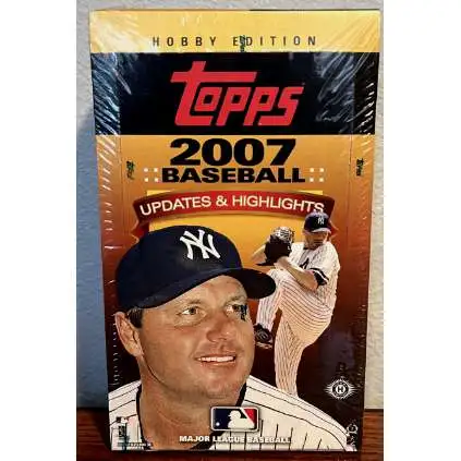 MLB Topps 2007 Baseball Updates & Highlights Trading Card HOBBY Box