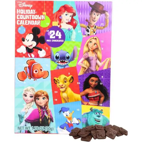 Disney 2025 Holiday Countdown Calendar Advent Calendar [24 Milk Chocolates]
